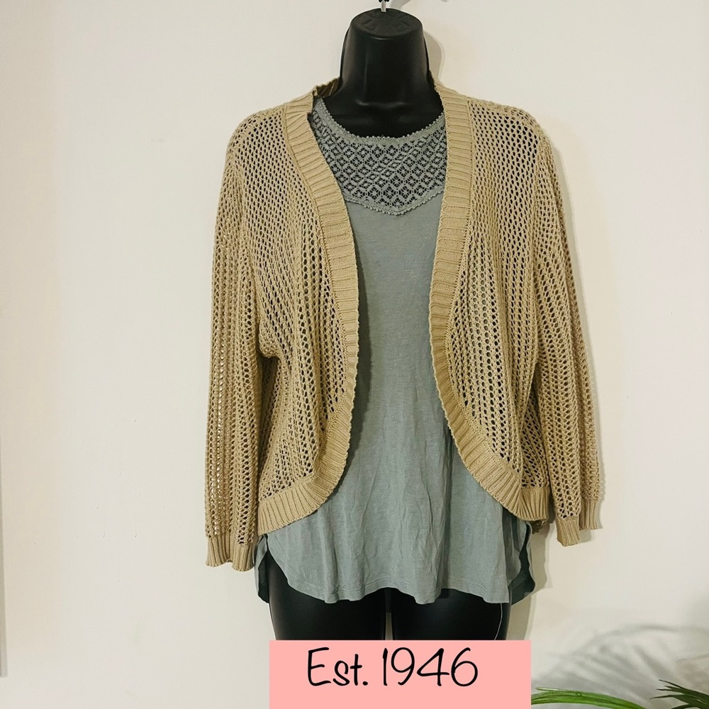 Est 1946 Cardigan size Large, H&M tank size Small